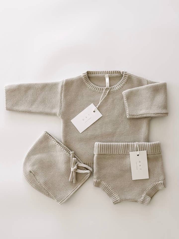 Jersey de punto con estampado «Mushroom» para venta al por mayor de Oat Children