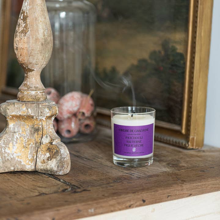 CIRERIE DE GASCOGNE - Wholesale Jar/Filled Candle - Bougie Parfumée - Patchouli - Sauternes - Figue Sèche