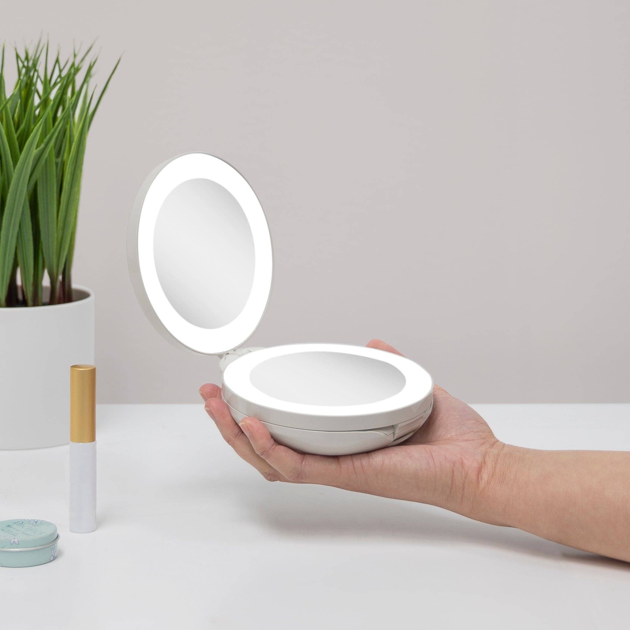 Zadro, Inc. - Wholesale Compact Mirror - Lighted Travel Mirror with Magnification & Folding-to-Compac7