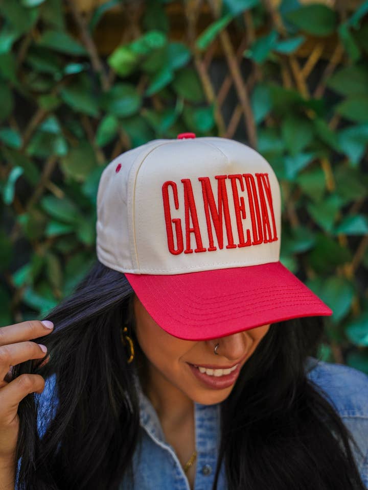 CASQUETTE EN TOILE JOUR DE MATCH pour la vente par Summer Tees