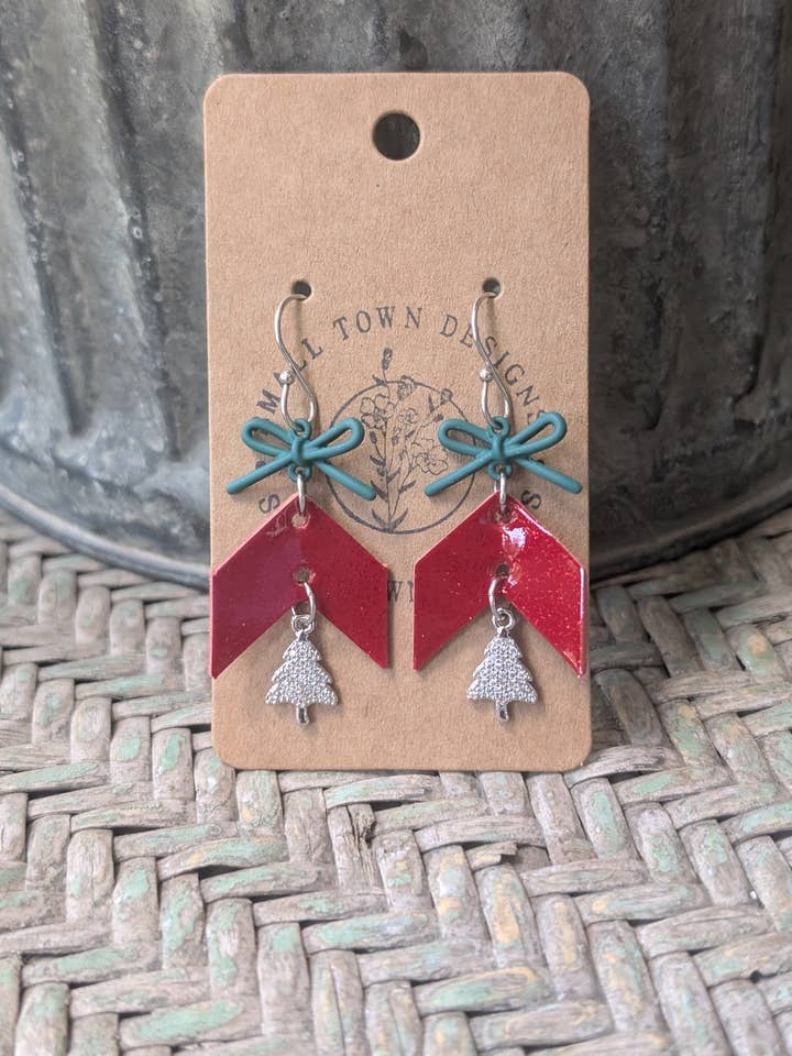 Red Sparkle Christmas Chevrons for wholesale by Small Town Designs