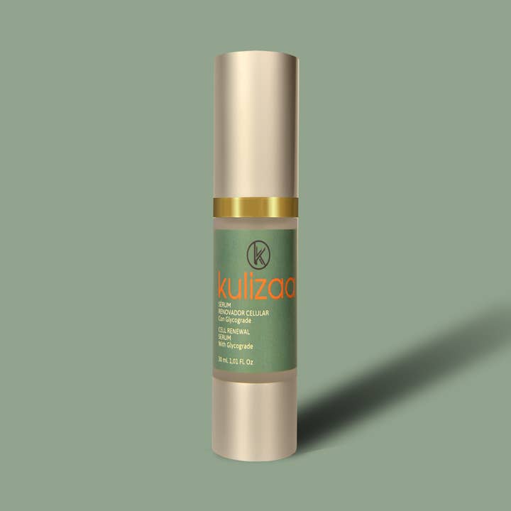 Kulizaa - The Vegan Skin Care - Wholesale Facial Serum/Concentrate - CELL RENEWAL SERUM with Glycograde 30ml