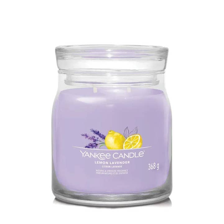 Yankee Candle Citron Lavande Signature - Pot Moyen pour la vente par Seifen-Shop