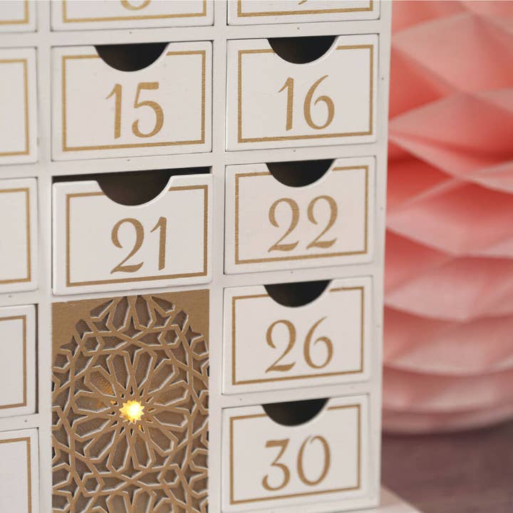 Peacock Supplies - Wholesale Advent Calendar - Ramadan Wooden Countdown Calendar - Mosque3
