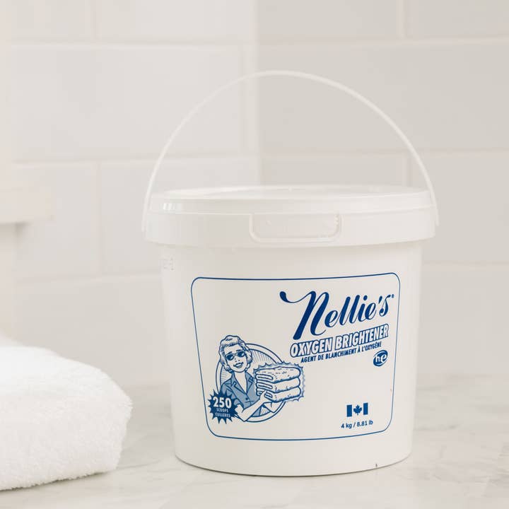 Nellie's Clean - Wholesale Laundry Detergent Powder/Pods - Oxygen Brightener (Laundry Booster) 250 Scoop Bucket
