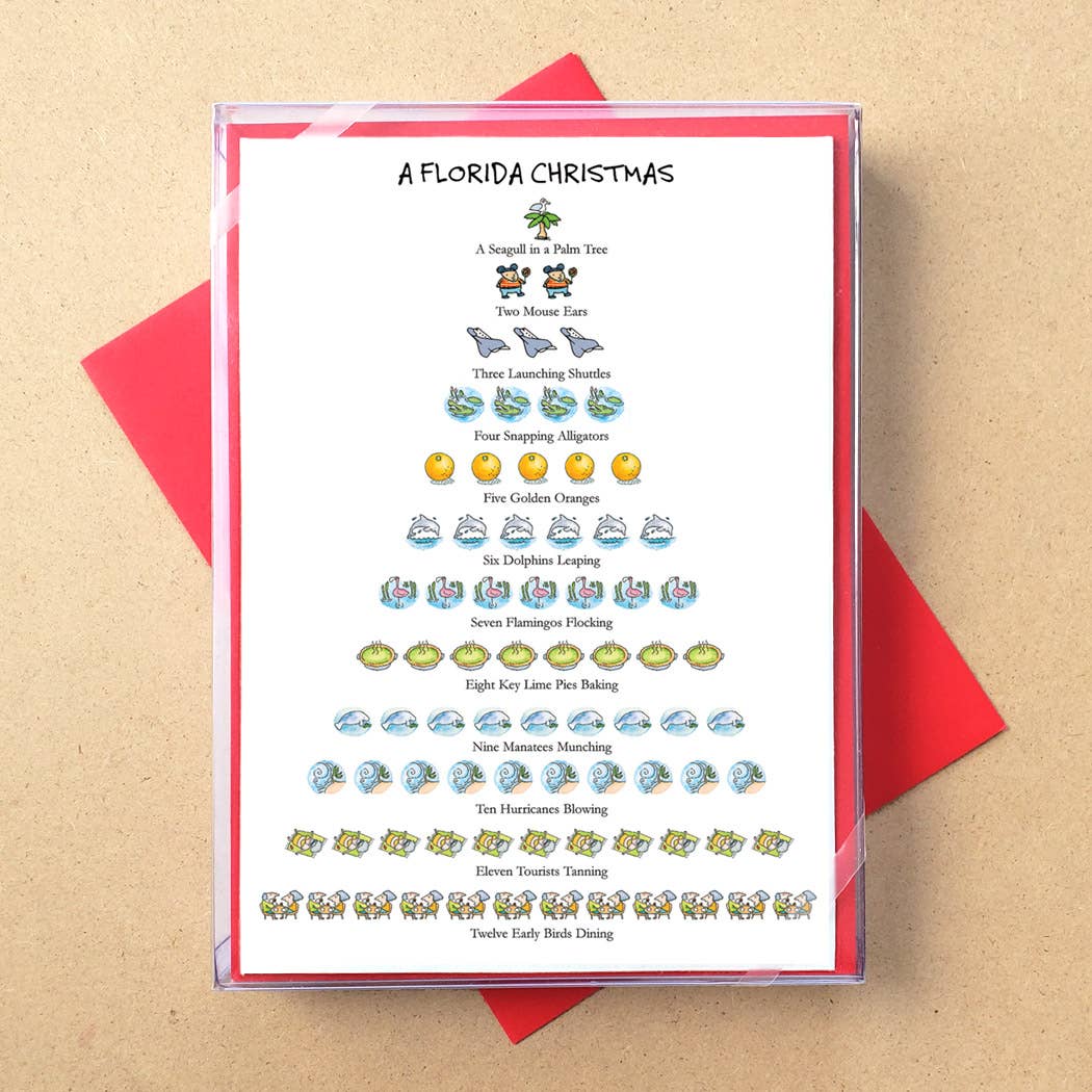 Allport Editions – Großhandel Weihnachtskarte – „Staaten: 12 Days of Christmas“ -Boxkarten — ALLE 50 BUNDESSTAATEN!49