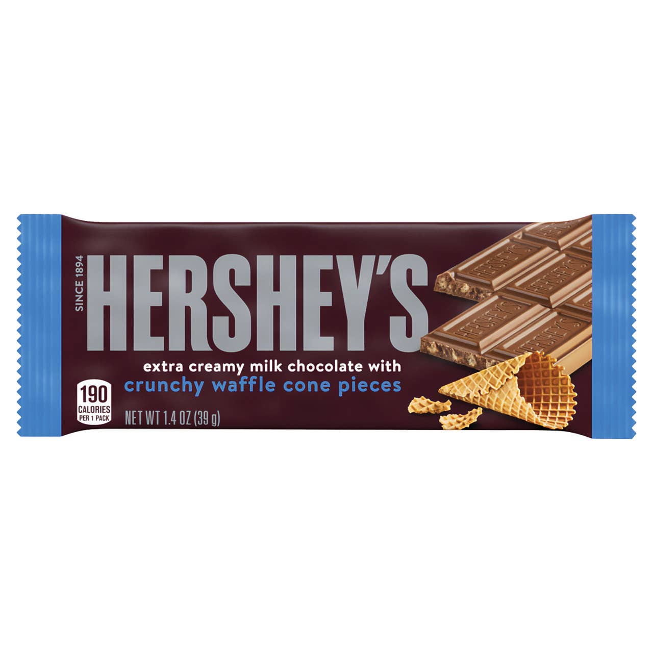 Kelli's - Wholesale Chocolate Bar - Hershey's Milk Chocolate Crunchy Waffle Cone Bar1