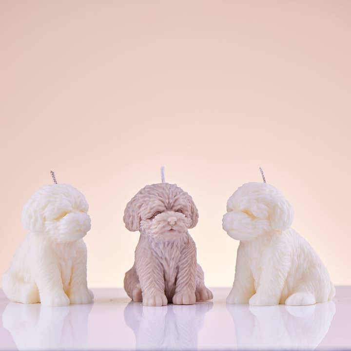 Small Dog Candle for wholesale by Beaut natural