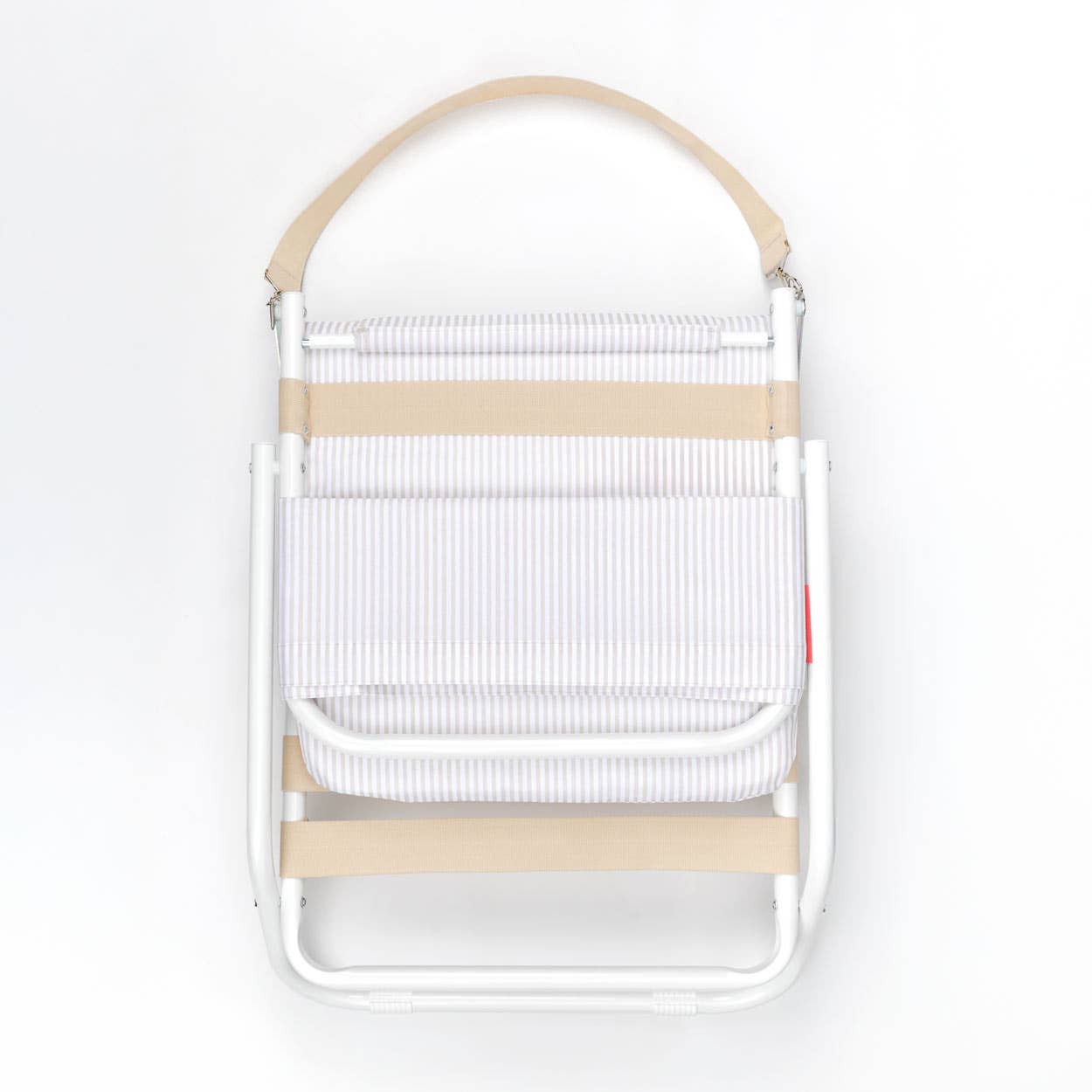 Flamingueo - Vendita all'ingrosso Accessori da spiaggia - Sedia da spiaggia pieghevole Eden con design a righe beige5