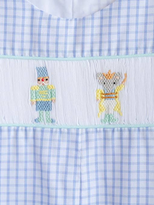 Ruth and Ralph - Wholesale Jumpsuit - Baby - Nutcracker Smocked Henry Bubble2
