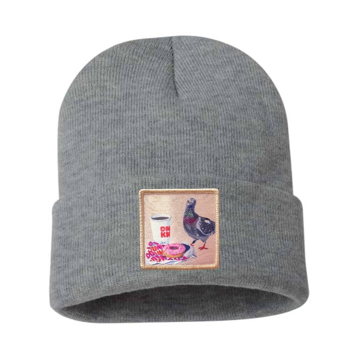 FLYN - Wholesale Beanie - Unisex - Pigeons Run On Donuts Beanie2