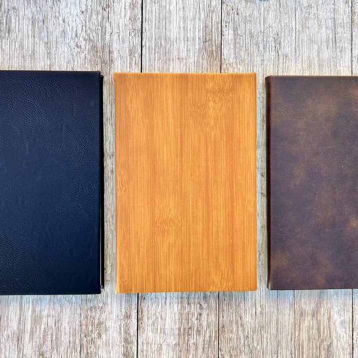 KW Custom Creations - Wholesale Journal/Diary - Laserable Leatherette Journal