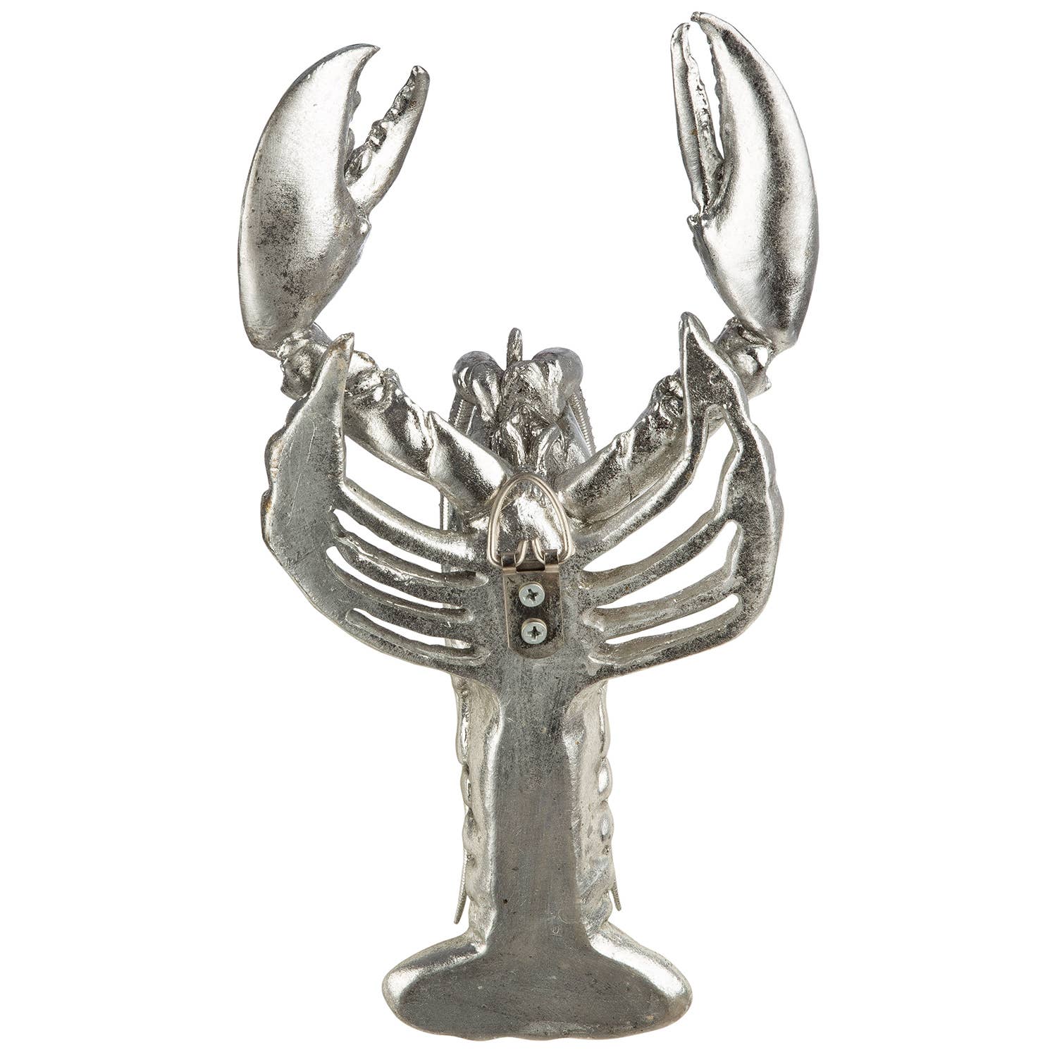silver coloured Figure, wall object lobster silver-colored H. 31 cm, PU 2 for wholesale on Faire2