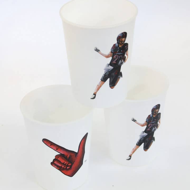 Texas Tech Guns Up Cup Set for wholesale by FOSTER