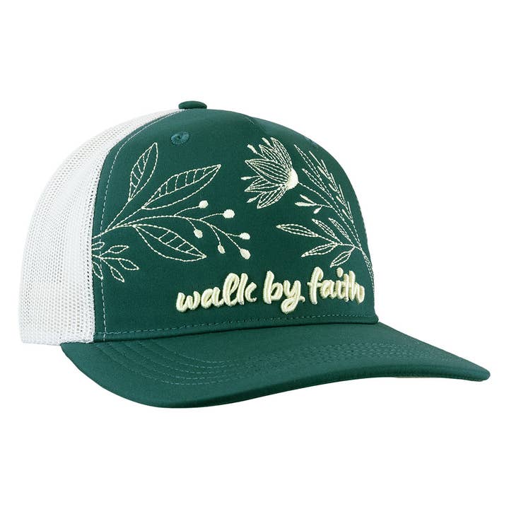 Teal grace & truth Womens Cap Walk By Faith for wholesale on Faire