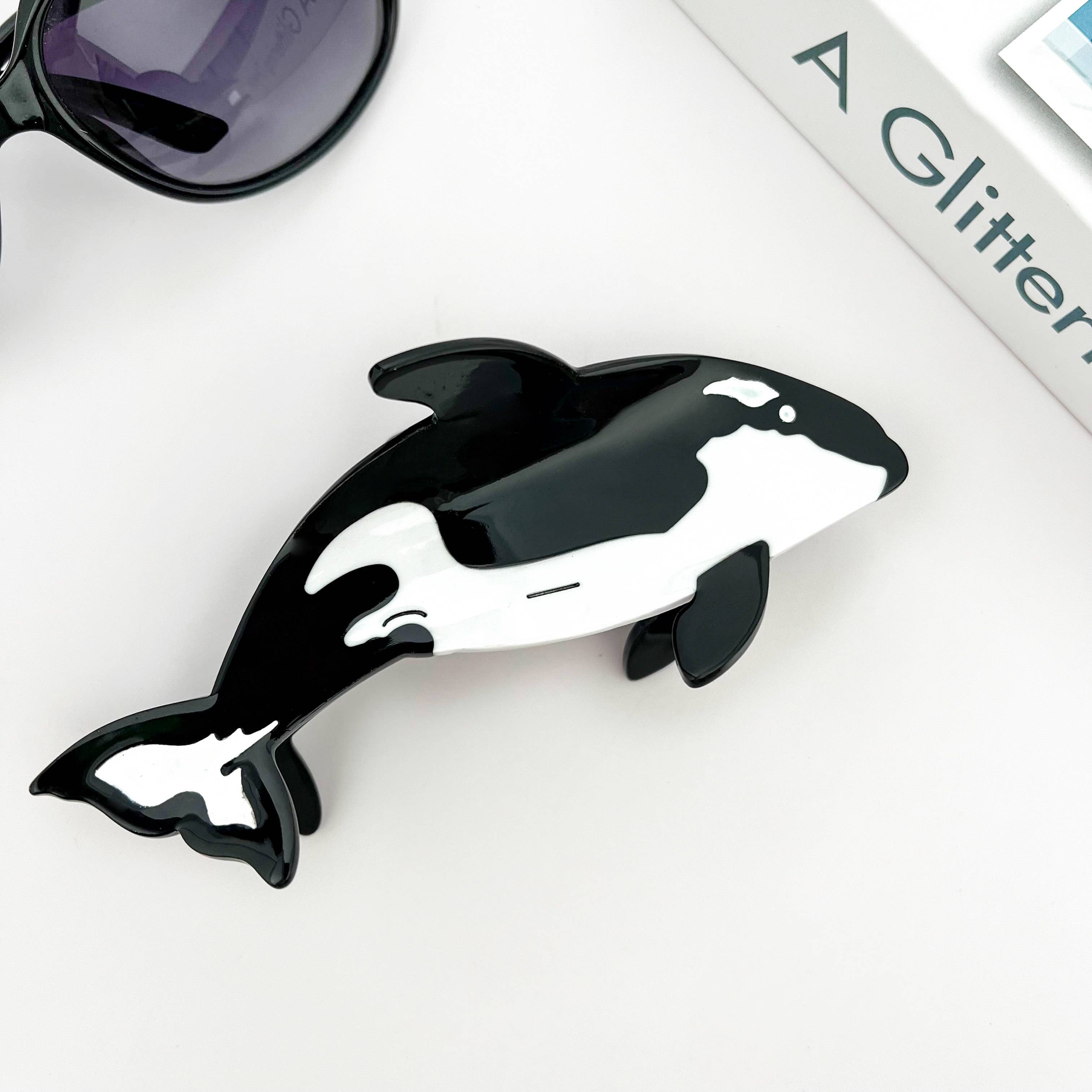 SoapElenGlen - Vendita all'ingrosso Fermaglio per capelli - Donna - Fermaglio per capelli in acetato vita marina, fermaglio a forma di calamaro e medusa.3