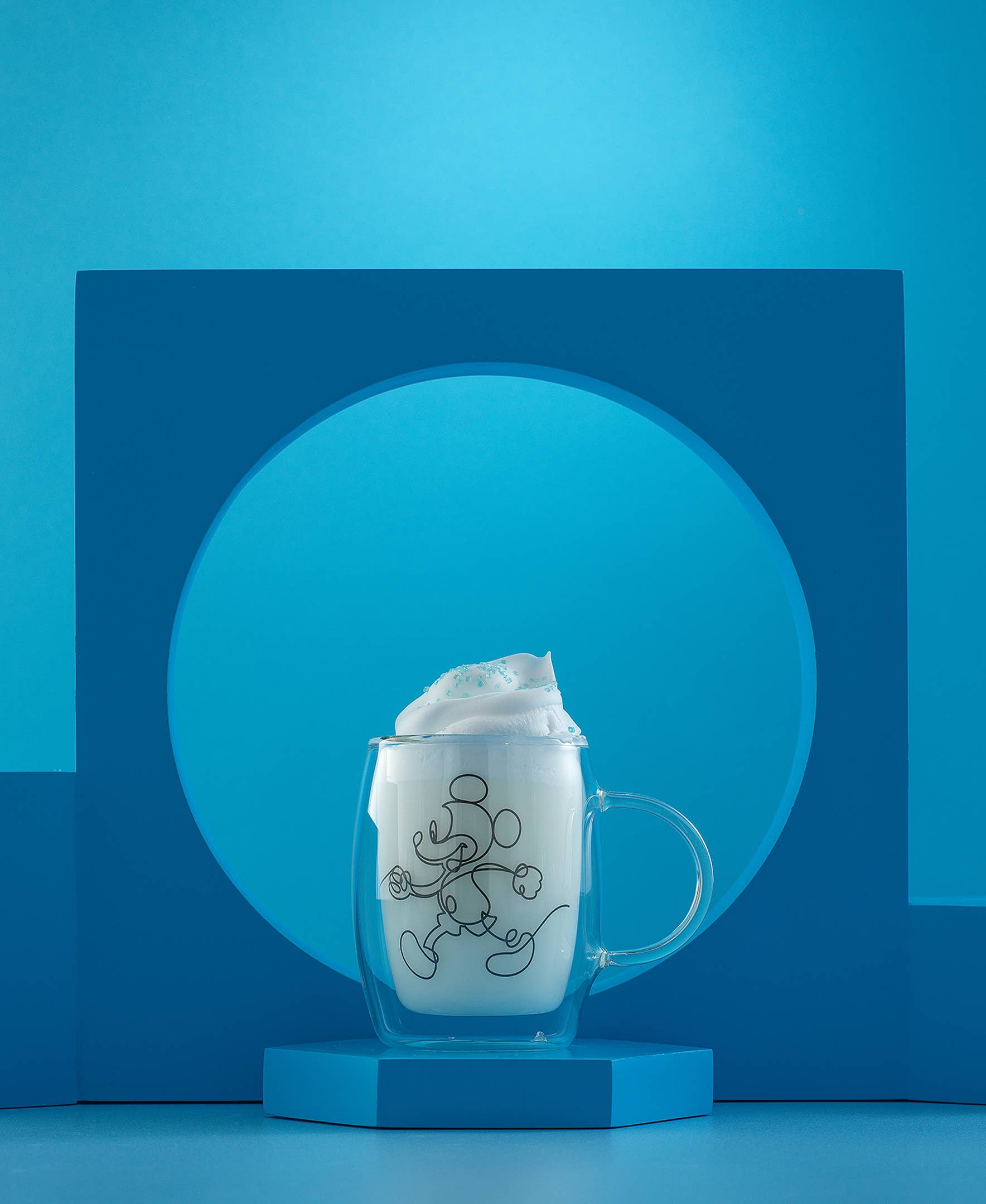 JoyJolt – wholesale Kaffekoppar – Disney Mickey och Pluto kaffemuggar med dubbla väggar - Set med 26