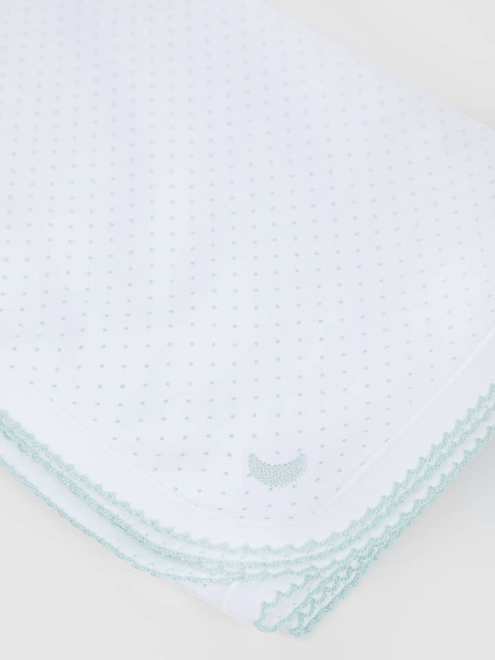 Swaddle Baby Blauwe Stippen voor wholesale door Petite Siesta