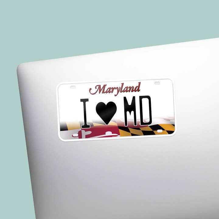 Sentinel Supply – Engroshandel Klistermærke – Jeg elsker Maryland Bumper Sticker - DMV & Baltimore Decals1