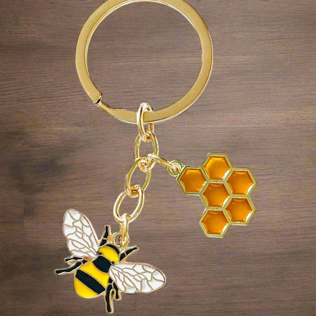 Pollen Sisters - Wholesale Keychain – Women's - Bee Key Ring1