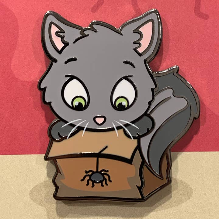 rose & roo - Wholesale Lapel Pin/Button - Scaredy Enamel Pin2