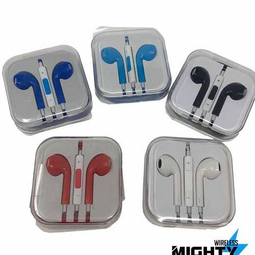 Mighty Wireless - Wholesale Headphones - In-Ear Colored Wholesale Headphones Earpods1