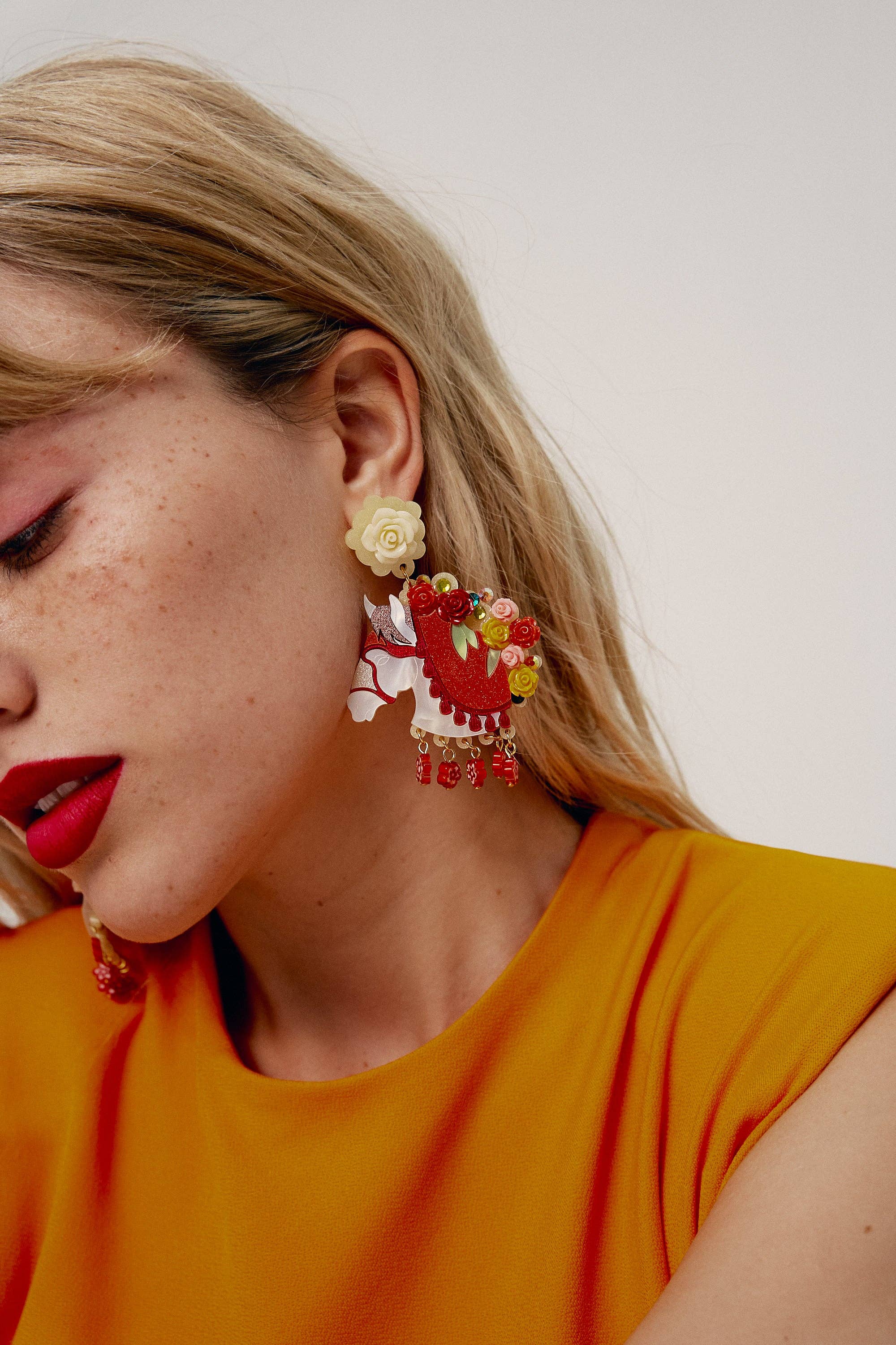 kiwipomelo - Wholesale Dangle Earrings - Il Cavallo Siciliano1