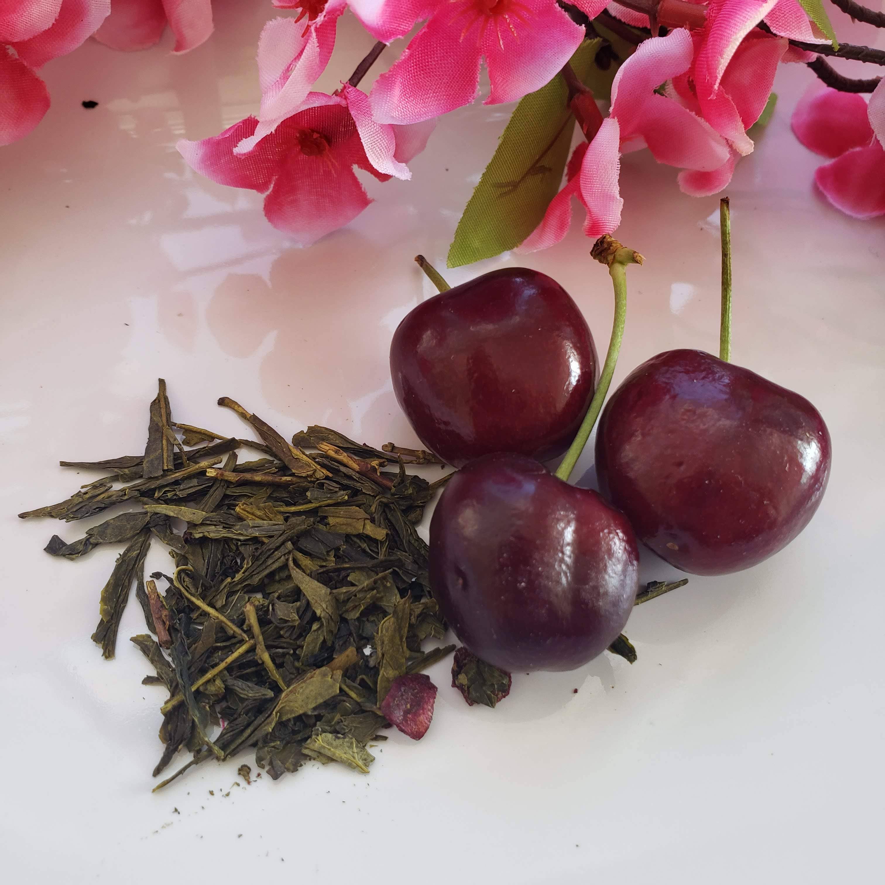 Tea n' More - Wholesale Tea Bags - Sweet Cherry Blossom Green Tea - CUPPA1