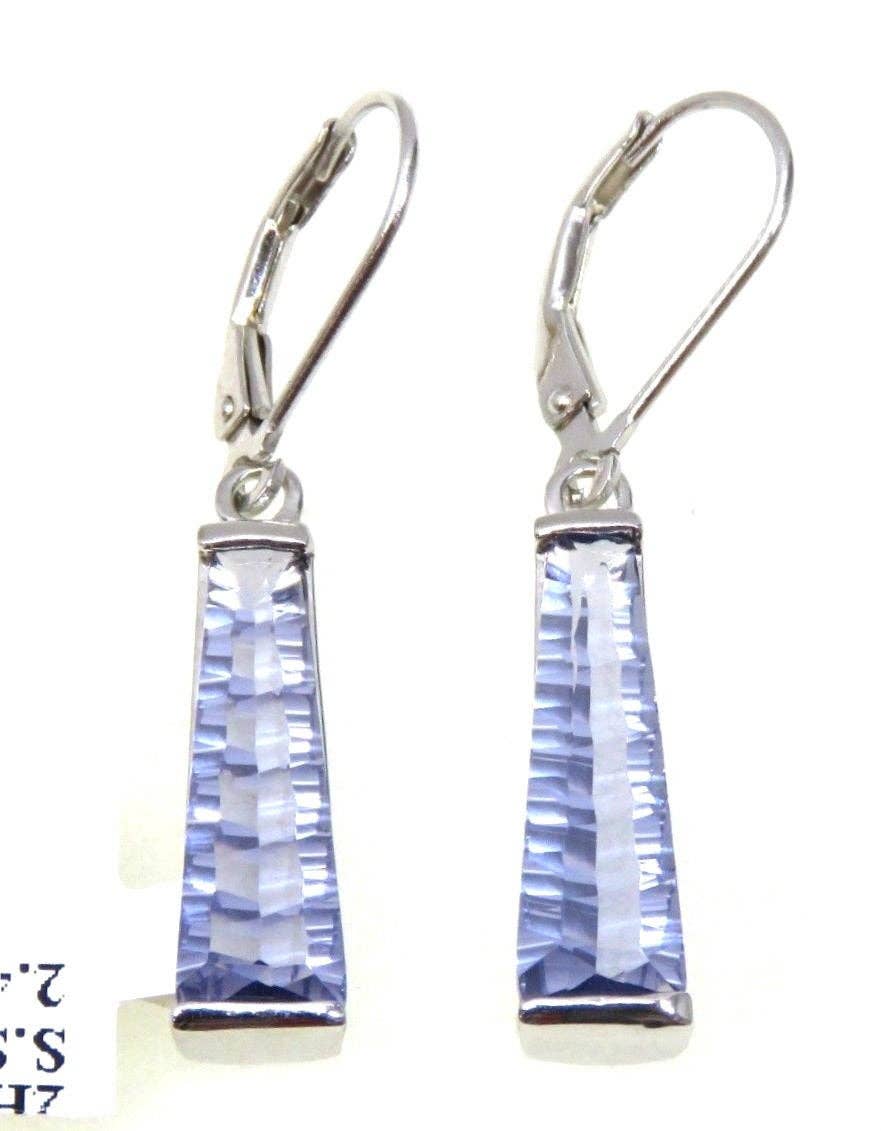 Twan Kee Jewelry - Venta al por mayor Pendientes colgantes - Pendientes de plata con estallido estelar de Helenita clásica del Monte Santa Helena2