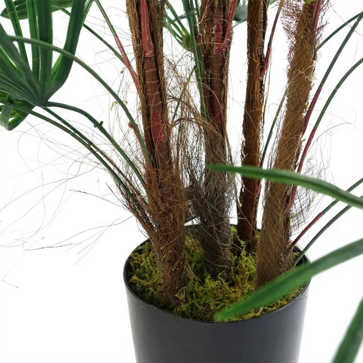 ZenZies - Wholesale Artificial plant - ZenZies - Beautiful Fan Palm Artificial Tree - 120 cm.2