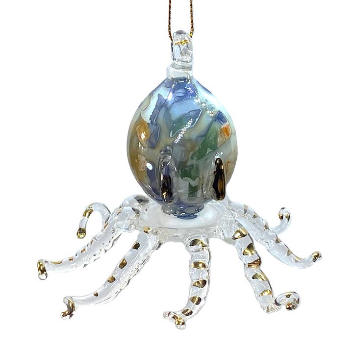 Octopus Marble FIGM650BL for wholesale by Unique Glass Ornaments