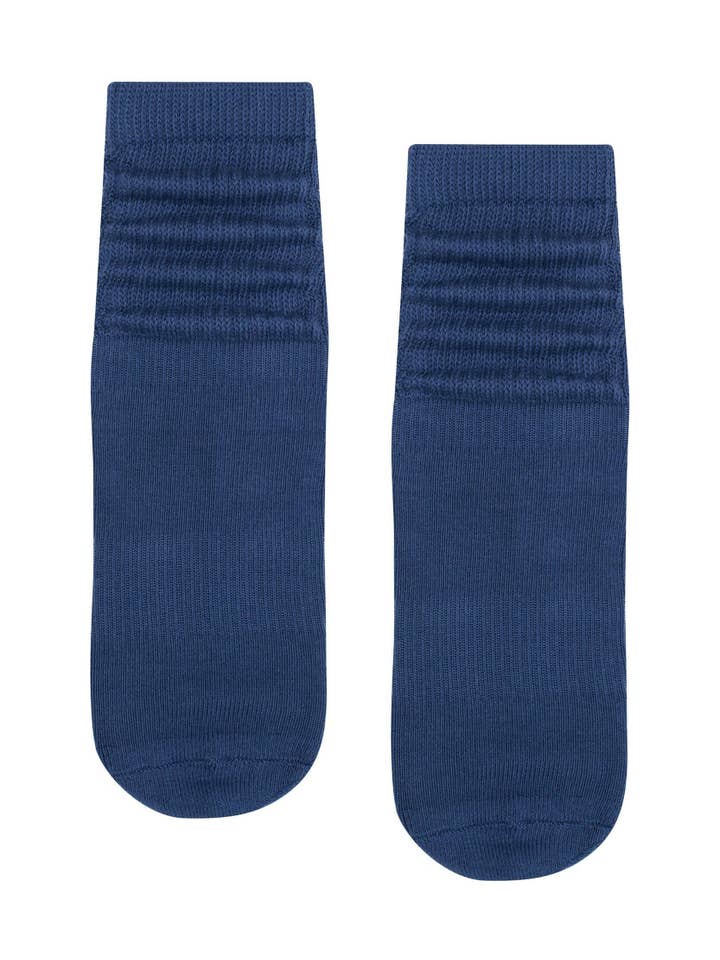 MoveActive – Engroshandel Strømper - Dame – Scrunch skridsikre strømper - denimblå3