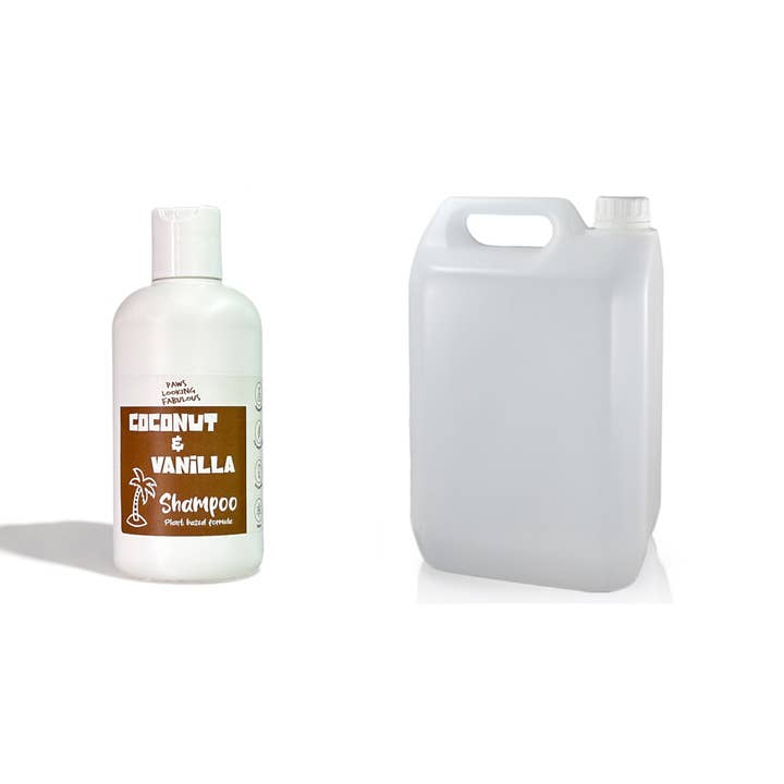Coconut & Vanilla Natural Dog Shampoo & Conditioner - 5L for wholesale by Paws Looking Fabulous