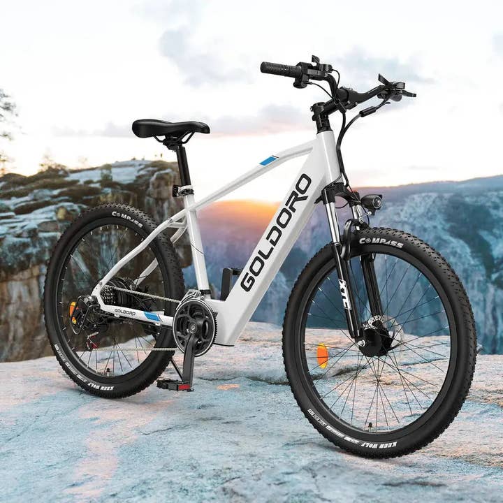 Promounts - Wholesale Bike/Scooter - Kids - Goldoro Electric Bike 26" X7 Aluminum Alloy Mountain Bike, 350W/36V, MAX 17.4 MPH, 21 speed (EB26X7-WT)6