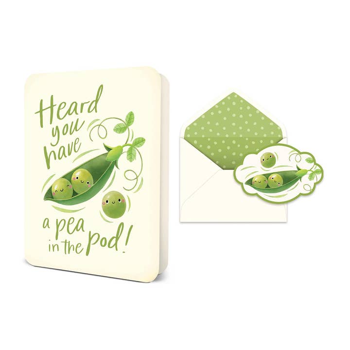 Studio Oh! - Wholesale Everyday Greeting Card - A Pea in the Pod Deluxe Greeting Card