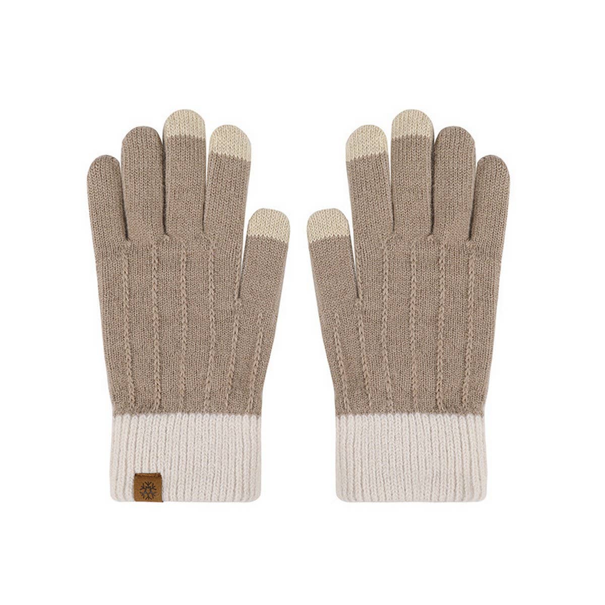 ACCITY - Wholesale Gloves - Women's - WINTER WOMEN'S HALF FINGER FLAP KNIT GLOVES_CWAG03847