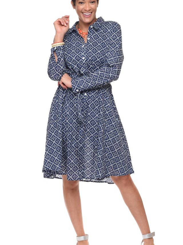 Robe Perrin CV1042 en tuile* pour la vente par Tulip Clothing