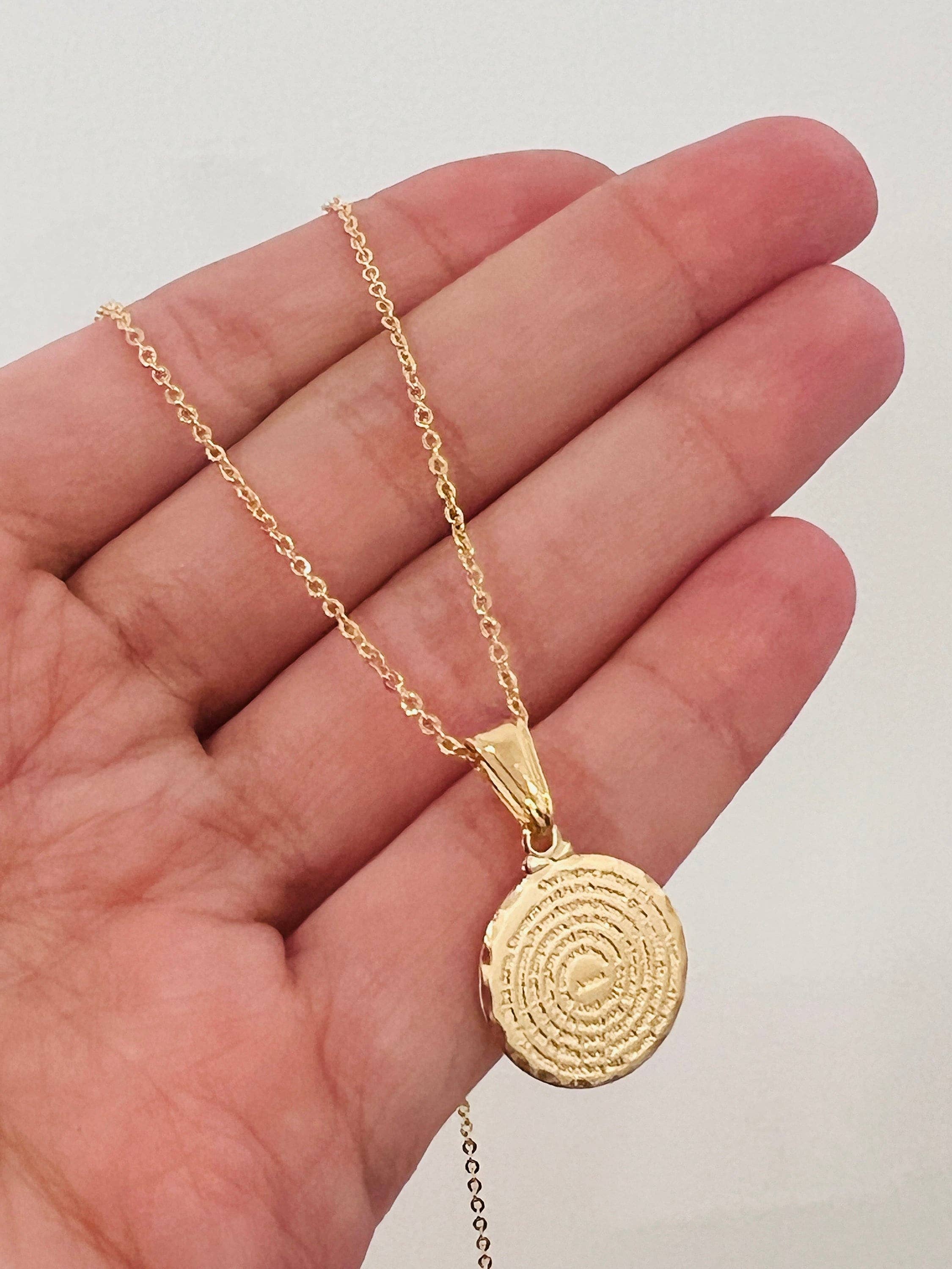 Haus of Monogram - Wholesale Pendant/Charm Necklace - Gold Filled Our Father Necklace | Faithful Daily Prayer8