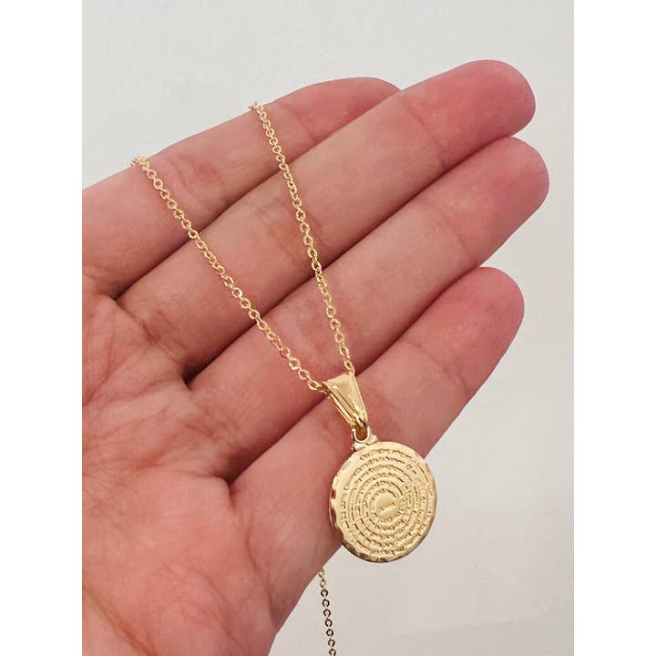 Haus of Monogram - Wholesale Pendant/Charm Necklace - Gold Filled Our Father Necklace | Faithful Daily Prayer8