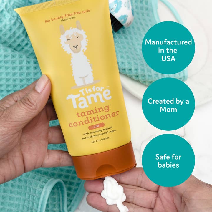 T is for Tame - Wholesale Hair Conditioner - Baby - NEW Taming Conditioner – Natural & Nourishing Conditioner for Kids with Curls