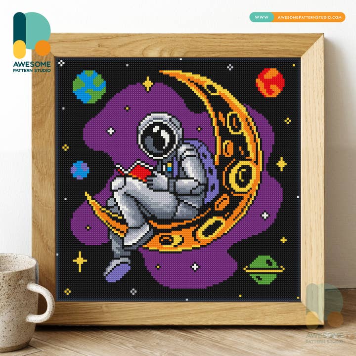 DS2167-120x120 rymdläsare, diamantmålningssats för wholesale av Awesome Pattern Studio