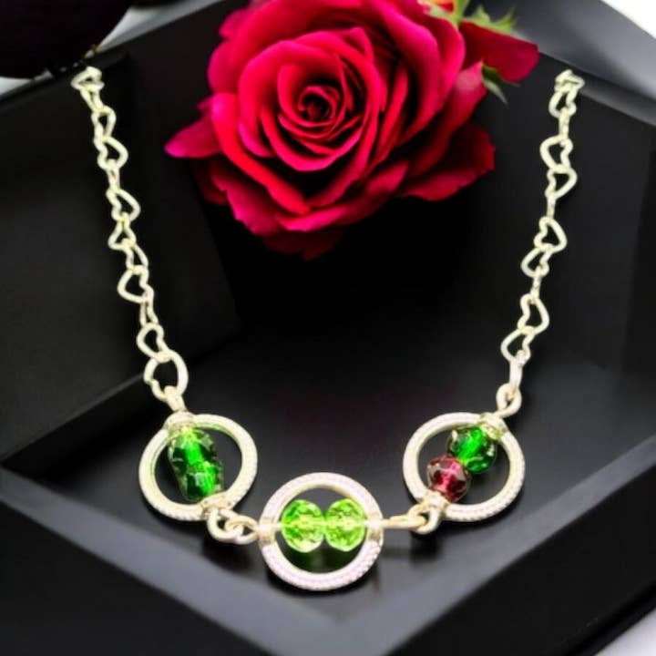 Anpassad Birthstone Hjärta Halsband för wholesale av Supr Nova Wrists