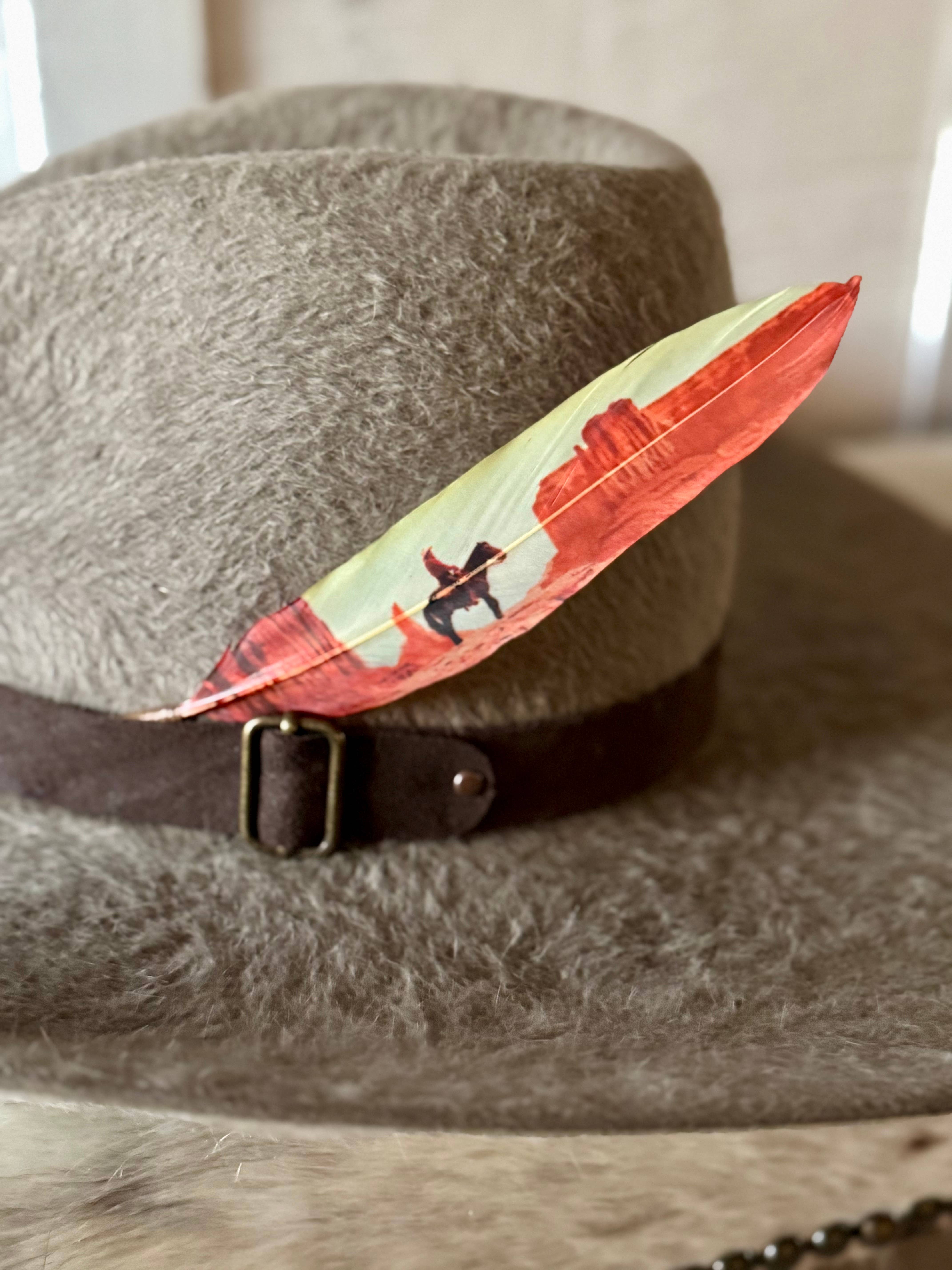 Buckaroo Supply Company - Wholesale Hat Accessory - Women's - Desert Cowboy Hat Feather - Western Hat Accessory4