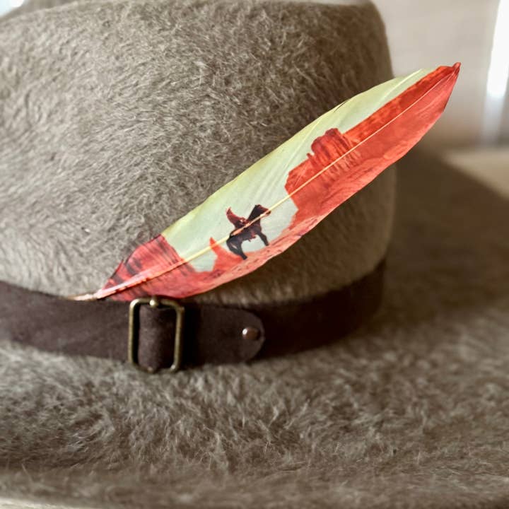 Buckaroo Supply Company - Wholesale Hat Accessory - Women's - Desert Cowboy Hat Feather - Western Hat Accessory4