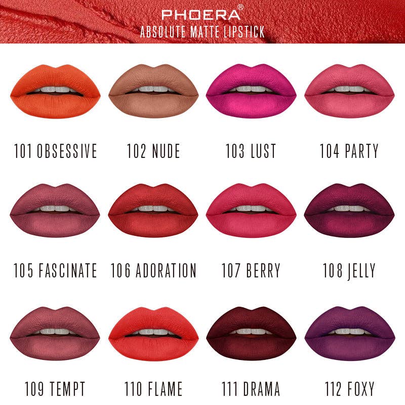 My Wholesale Warehouse – Batom por atacado – Batom Phoera Absolute Matte15