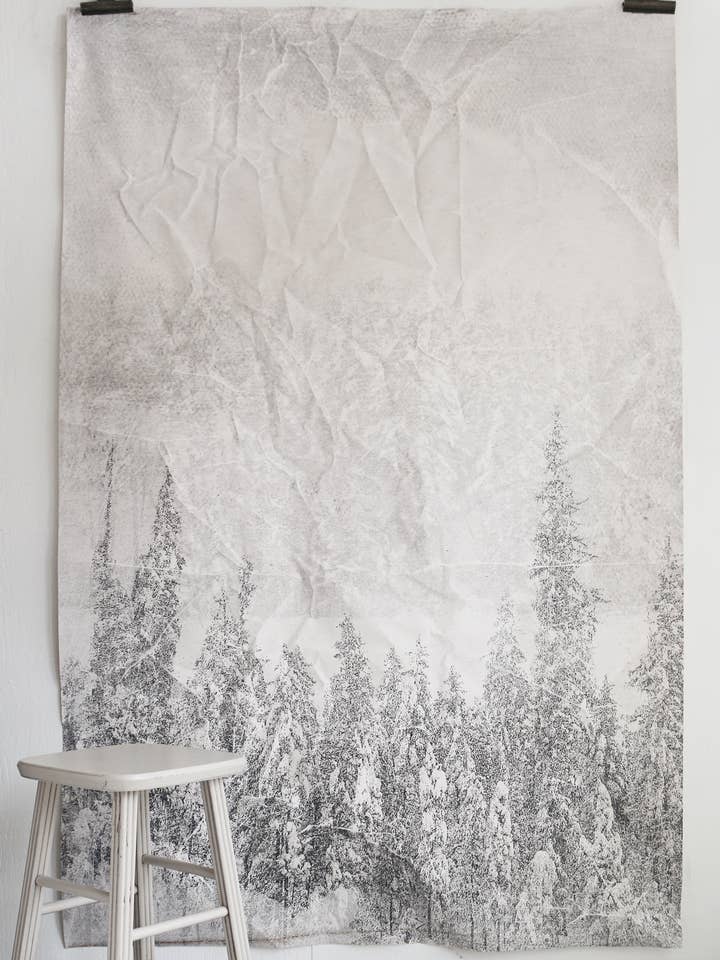 Vintage inspired Large Scale Art, Canvas Tapestry - Cloud Bu for wholesale by Vol.25