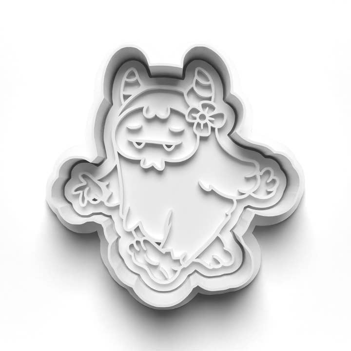 'Cryptid Sheepsquatch' Cookie Cutter and Embosser Stamp: ABC for wholesale by Forever Springtime