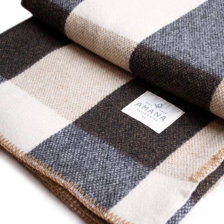 Amana Woolen Mill - Wholesale Throw Blanket - Big Roy Wool Throw Blanket 56''x80''5