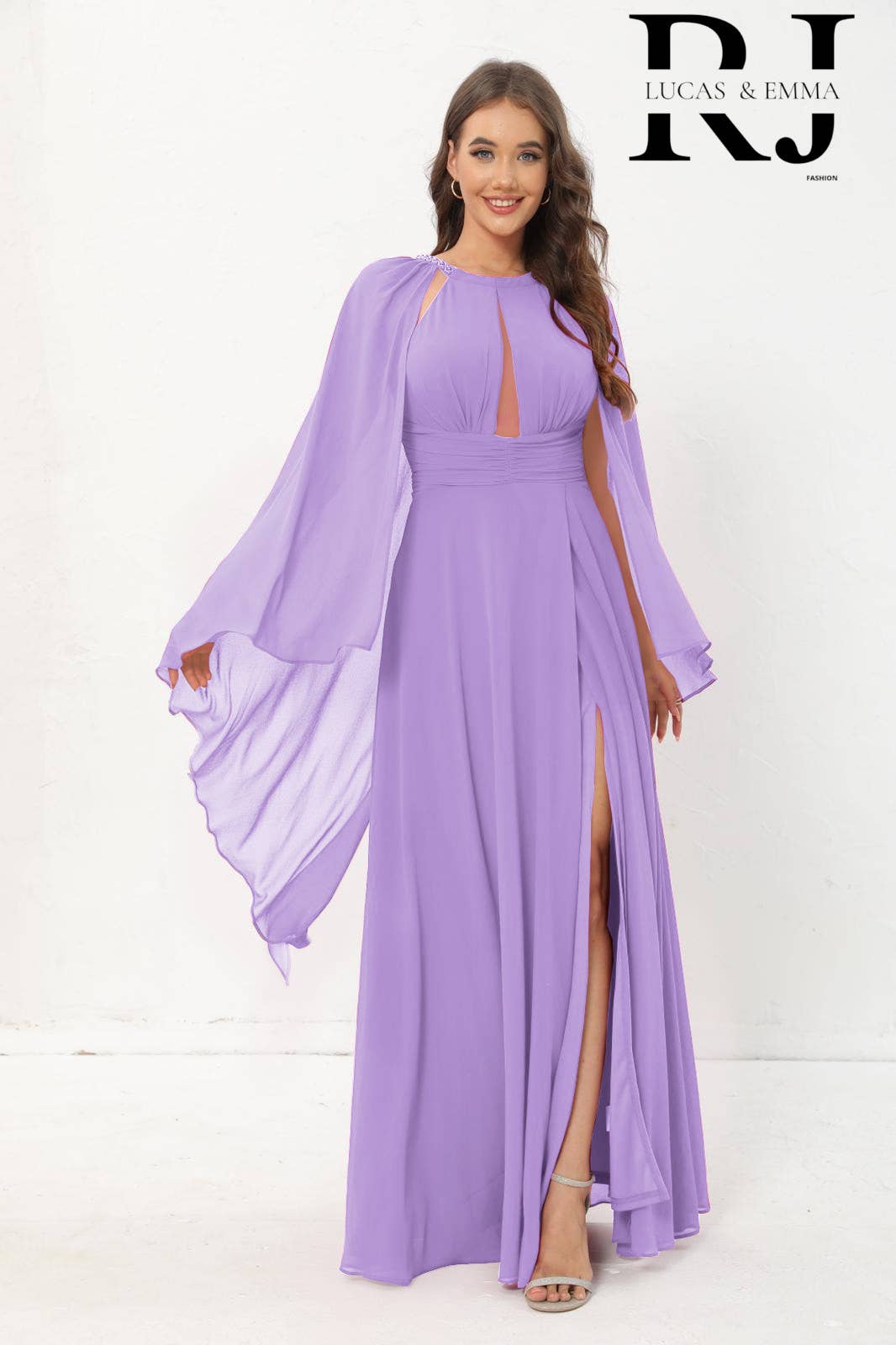 Lucas & Emma - Sarl RJ & co – wholesale Gown – Women's – Magassar 2522 cocktail ceremony dress with veil8