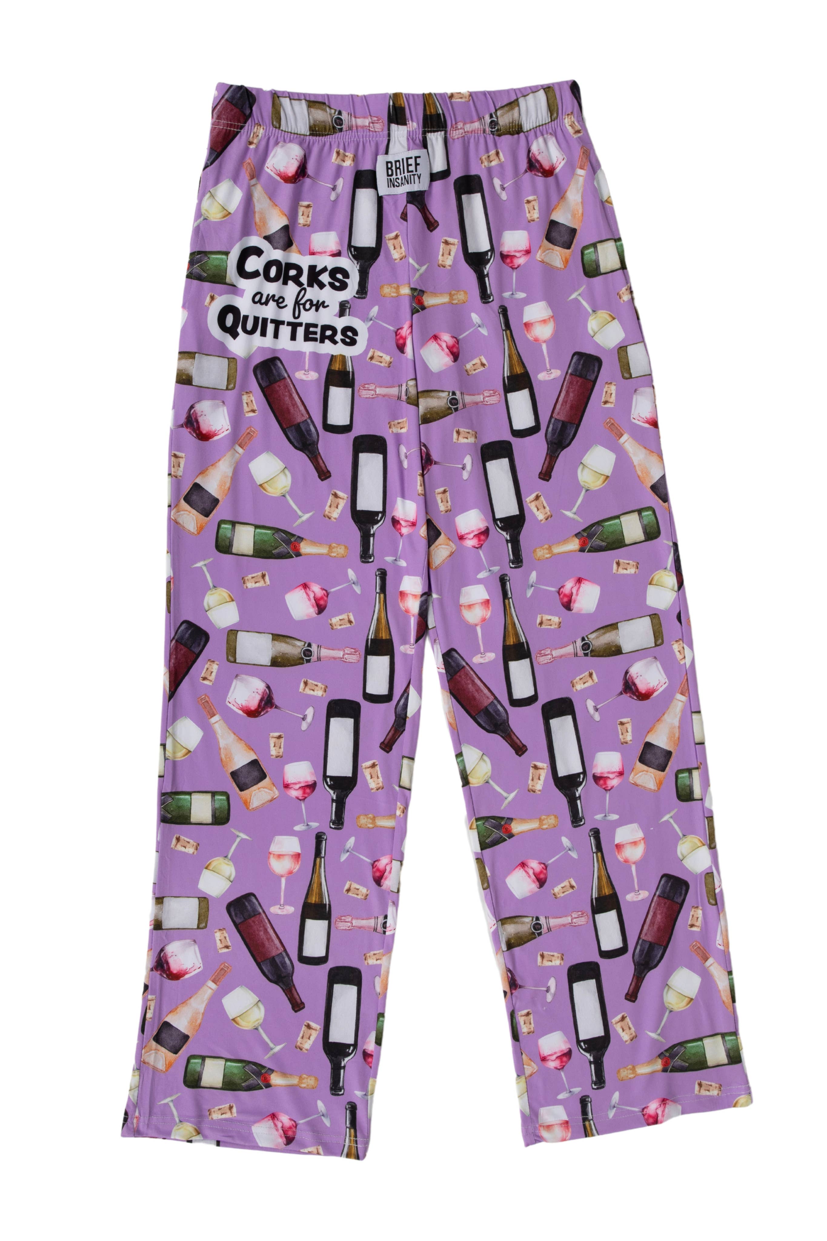 BRIEF INSANITY - Wholesale Sleepwear Bottom - Women's - Corks Are For Quitters Pajama Lounge Pants4